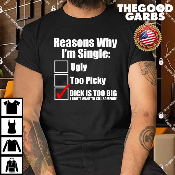 Reasons Why Im Single Ugly Picky Dick Too Big Shirt