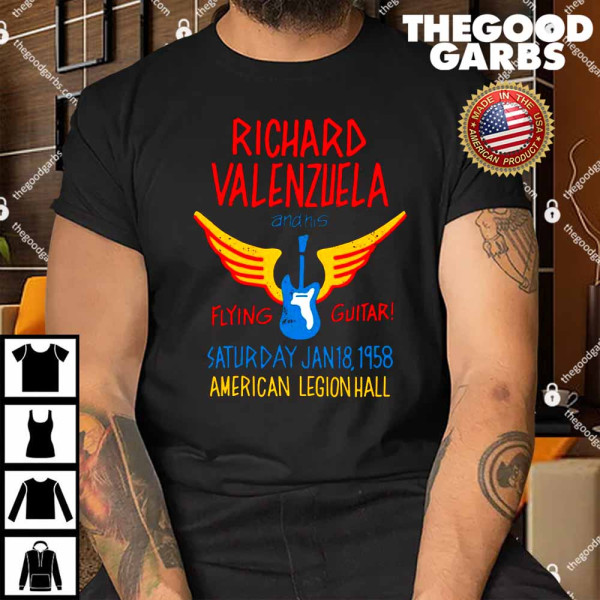 Richard Valenzuela and His Flying Guitar Shirt