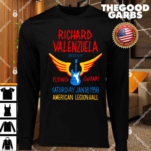 Richard Valenzuela and His Flying Guitar T-Shirts
