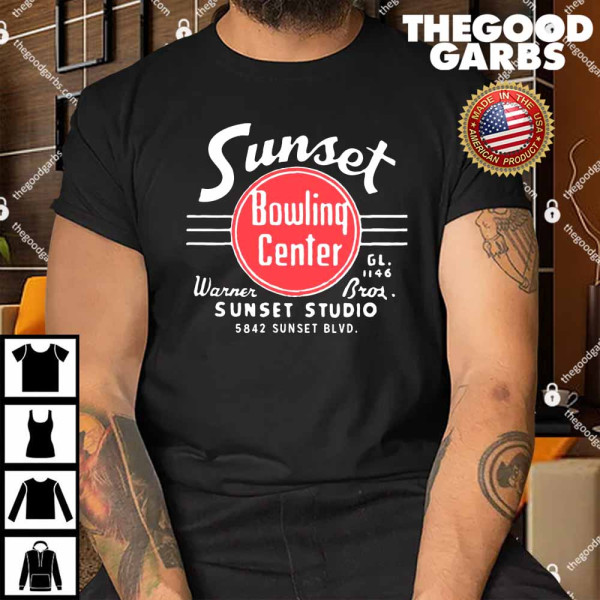 Sunset Bowling Center v2 Hollywood Shirt