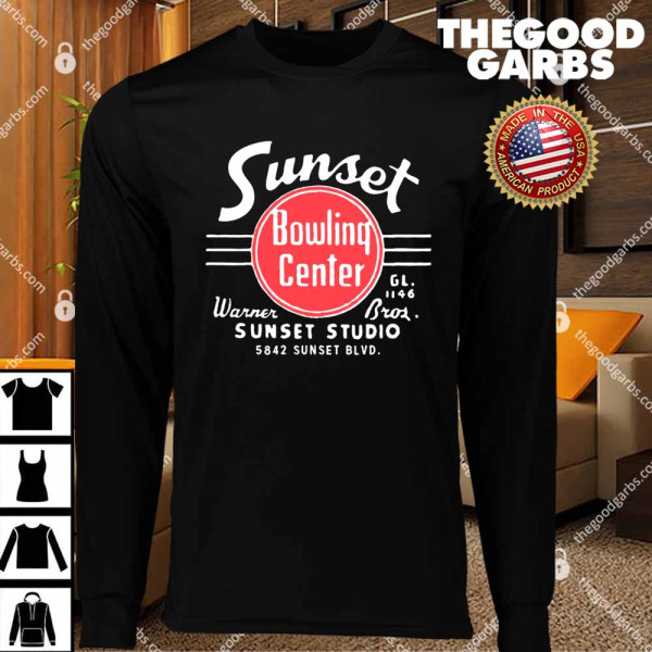 Sunset Bowling Center v2 Hollywood T-Shirts