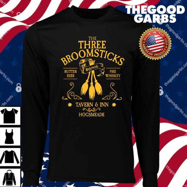 The Three Broomsticks Print Casual T-Shirts