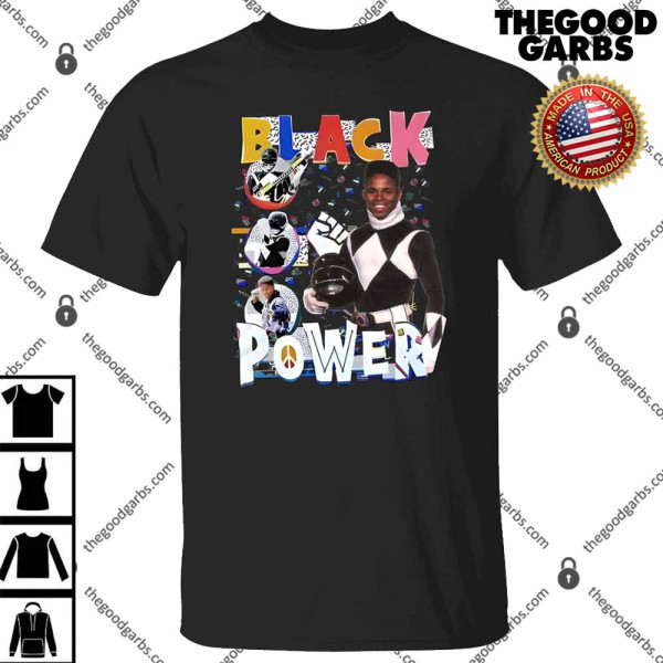 Walter Jones Black Power Ranger Shirt