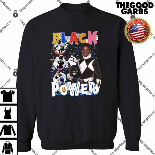 Walter Jones Black Power Ranger T-Shirt