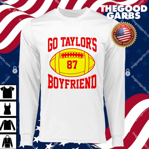 Go Taylors Boyfriend Football T-Shirts