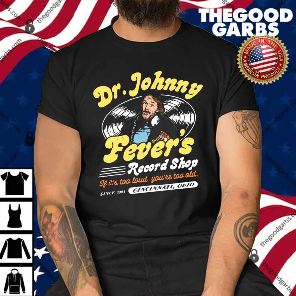 Dr. Johnny Fever's Record Shop Shirt