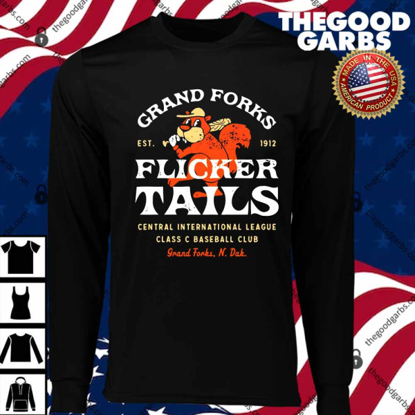 Grand Forks Flickertails North Dakota Vintage Defunct Baseball Teams T-Shirts