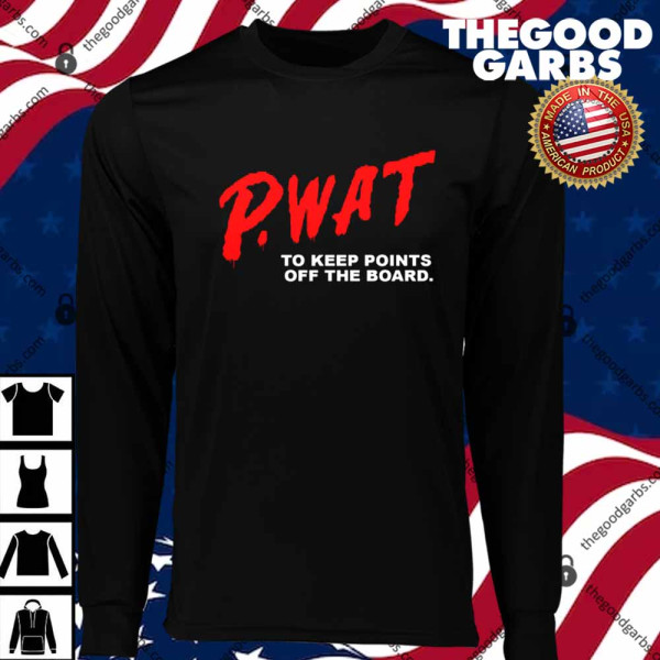 Peyton Watson P.wat To Keep Points Off The Board T-Shirts