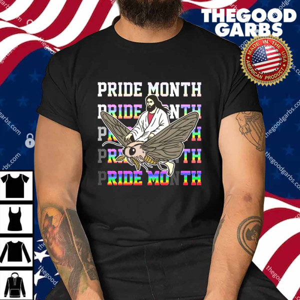 Pride Month Ride Moth Shirt